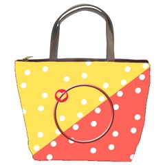 Dots bucket bag