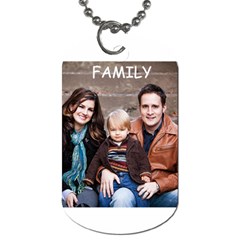 Familytag - Dog Tag (One Side)