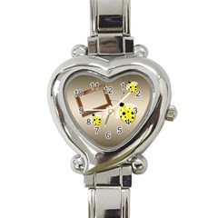 ladybug - Heart Italian Charm Watch