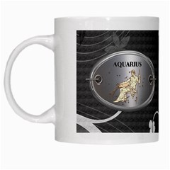 Aquarius Zodiac Mug - White Mug