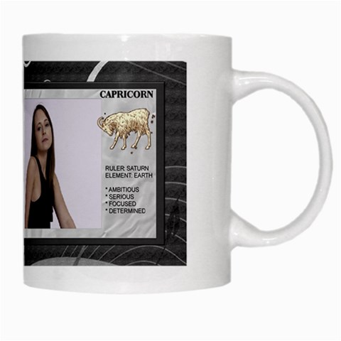 Capricorn Zodiac Mug By Lil Right