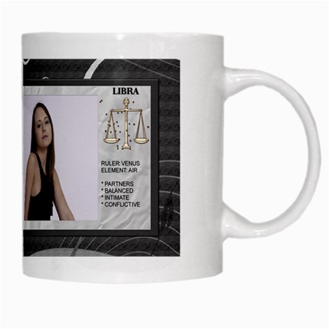 Libra Zodiac Mug By Lil Right