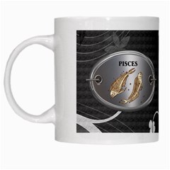 Pisces Zodiac Mug - White Mug