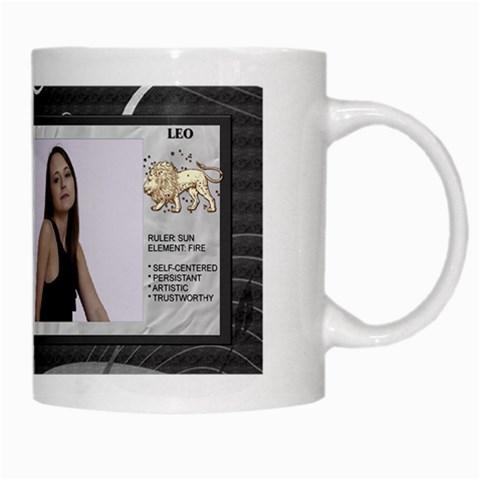 Leo Zodiac Mug By Lil Right