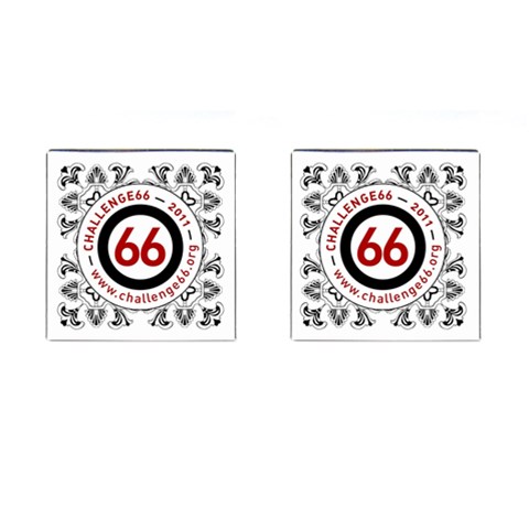 Challenge2 Cufflinks By Catvinnat Front(Pair)