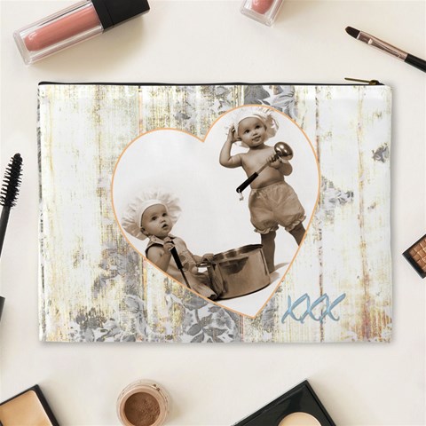 Mommy s Little Helpers Extra Large Cosmetic Bag By Catvinnat Back