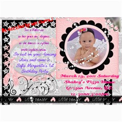 invitation card - 5  x 7  Photo Cards