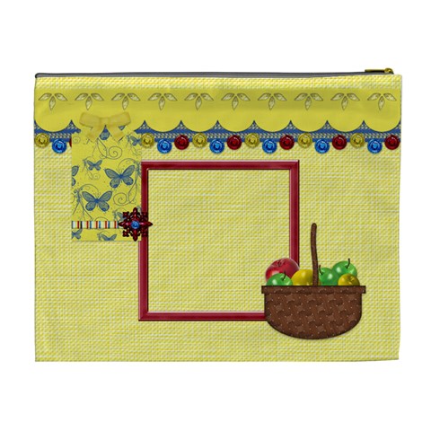Wicked Apple Xl Cosmetic Bag 1 By Lisa Minor Back