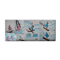 Sports Towel Pink and Blue Bird - Hand Towel