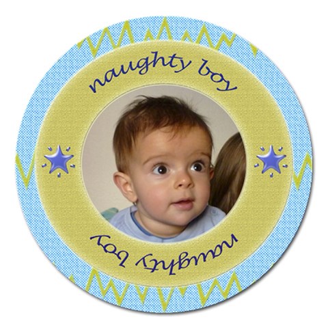 Naughty Boy Magnet 5  By Daniela Front