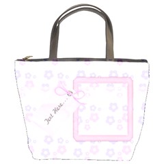 Pink-Lilac Custom Bucket Bag