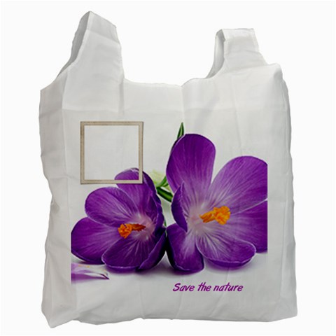 Save The Nature Recycle Bag By Elena Petrova Front
