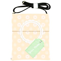 Peach Hearts Shoulder Sling Bag