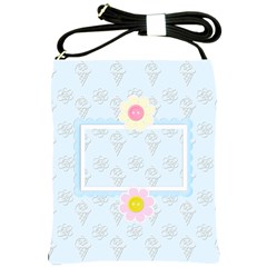 Ice Cream & Flowers Shoulder Sling Bag