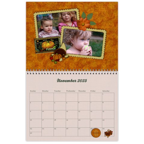 2025 Calendar By Mikki Nov 2025
