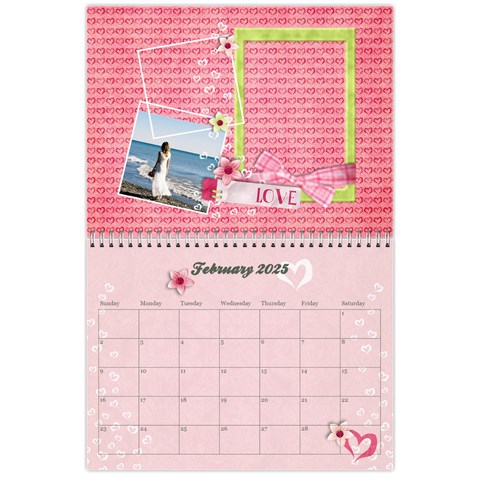 2025 Calendar By Mikki Feb 2025