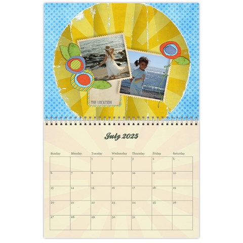 2025 Calendar By Mikki Jul 2025
