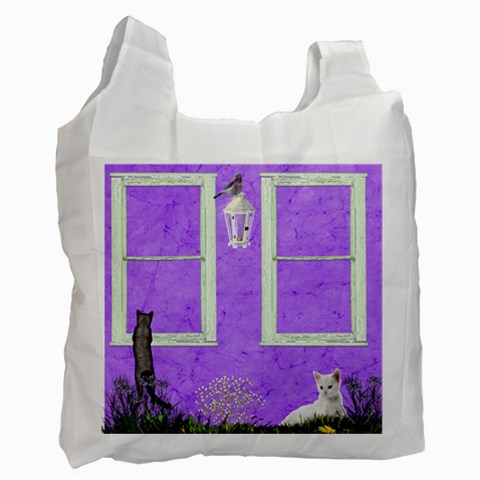Cat Fun Reusable Bag By Kim White Front