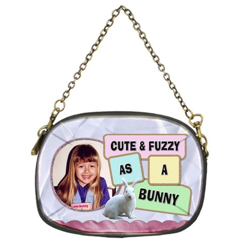 Cute & Fuzzy Easter Chain Purse By Lil Front