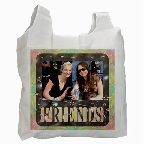 Friends Framed Recycle Bag By Lil Front