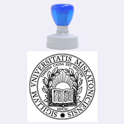 Miskatonic University Seal By Travis Bish 1.875 x1.875  Stamp