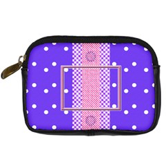Purple Camera Leather Case