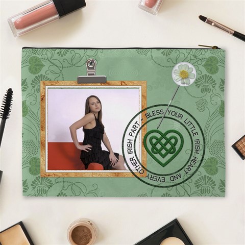Luck O  The Irish Xl Cosmetic Bag By Lil Back