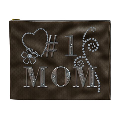 #1 Mom Xl Cosmetic Bag By Lil Front