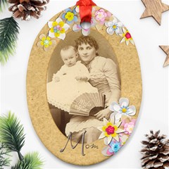 Mom oval ornament - Ornament (Oval)