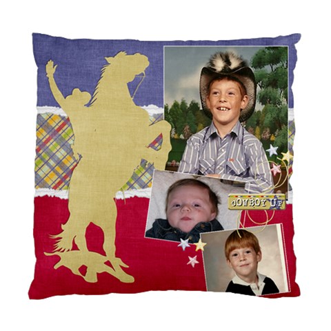 Matt & Preston Pillow By Diane Scarberry Lowe Front