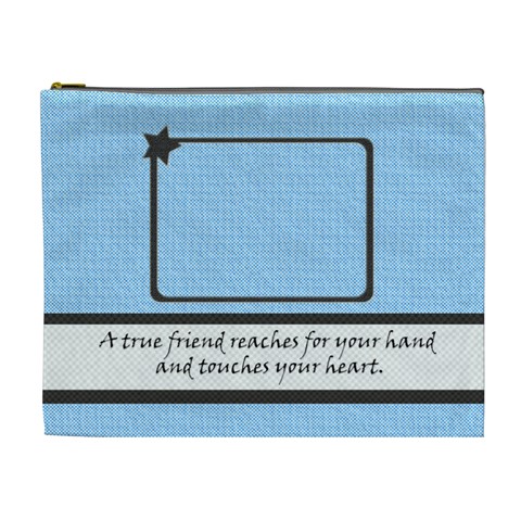 True Friend Xl Cosmetic Bag By Daniela Front