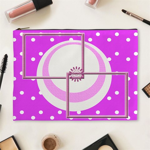 Baby Girl Xl Cosmetic Bag By Daniela Front