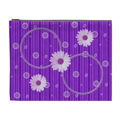 Purple XL cosmetic bag (7 styles) - Cosmetic Bag (XL)