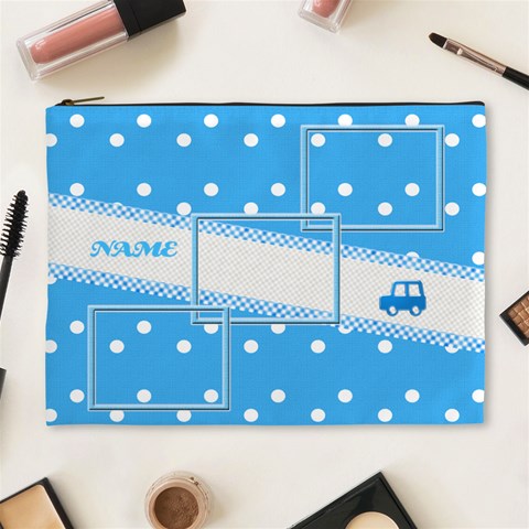 Baby Boy Xl Cosmetic Bag By Daniela Front