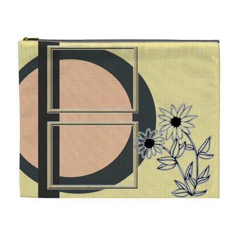 Sunflower Xl Cosmetic Bag By Daniela Front