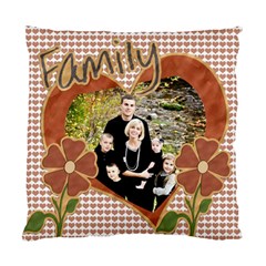 family pillow cushion heart - Standard Cushion Case (One Side)