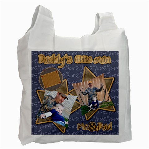 Daddys Little Man Bag By Danielle Christiansen Front