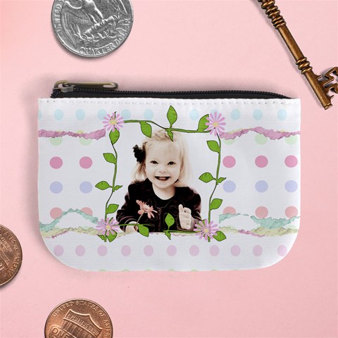 Floral Coin Purse By Danielle Christiansen Front