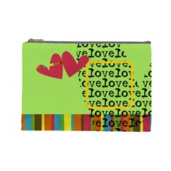 Love - Cosmetic BAG (L) - Cosmetic Bag (Large) Love - Cosmetic BAG (L) - Cosmetic Bag (Large)