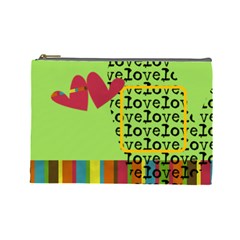 Love - Cosmetic BAG (L) - Cosmetic Bag (Large)