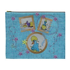 Eastereggs and blue chicks - Cosmetic Bag (XL)