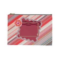 Red L cosmetic bag (7 styles) - Cosmetic Bag (Large)