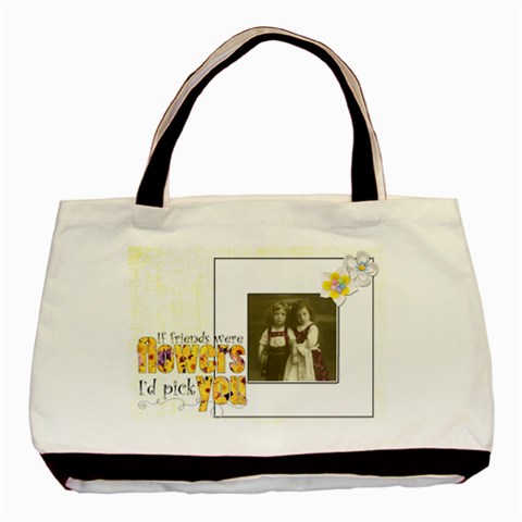 Flower Friends Classic Tote By Catvinnat Front
