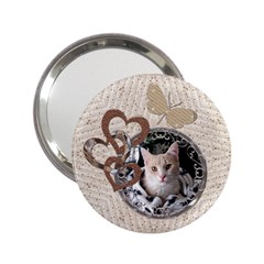 Pretty Butterfly Love Handbag Mirror