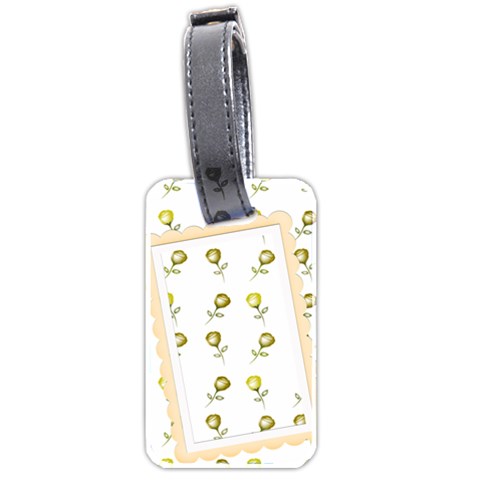 Old Roses Luggage Tags 2 Back