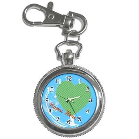 Little Blue Keychain Watch By Happylemon Front