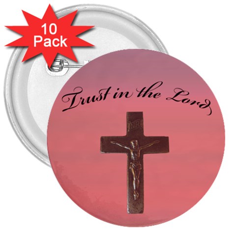 Easter 3 Inch Badge 3 By Deborah Front