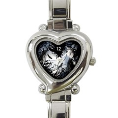 dark heart - Heart Italian Charm Watch