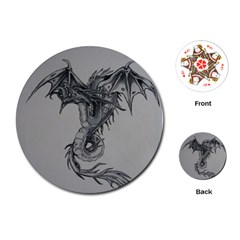 dragon - Playing Cards Single Design (Round)