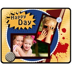 Happy day - Fleece Blanket (Medium)